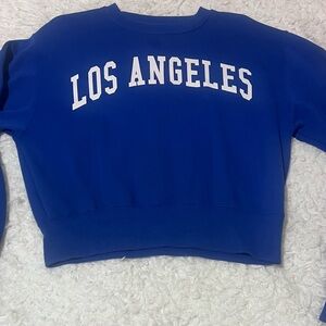 Los Angeles Blue Crewneck Sweatshirt